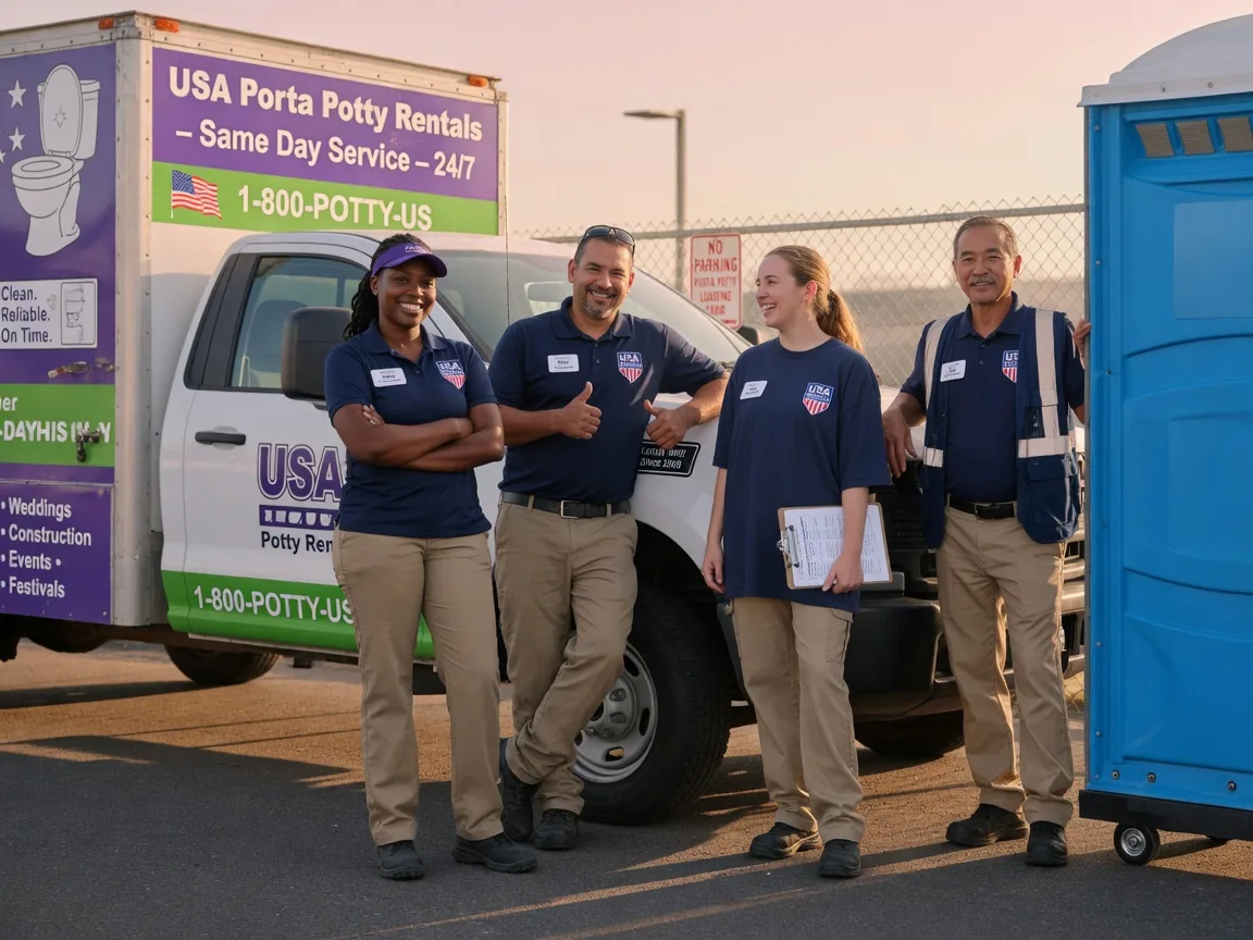 Porta Potty Rental company in Alverda, PA